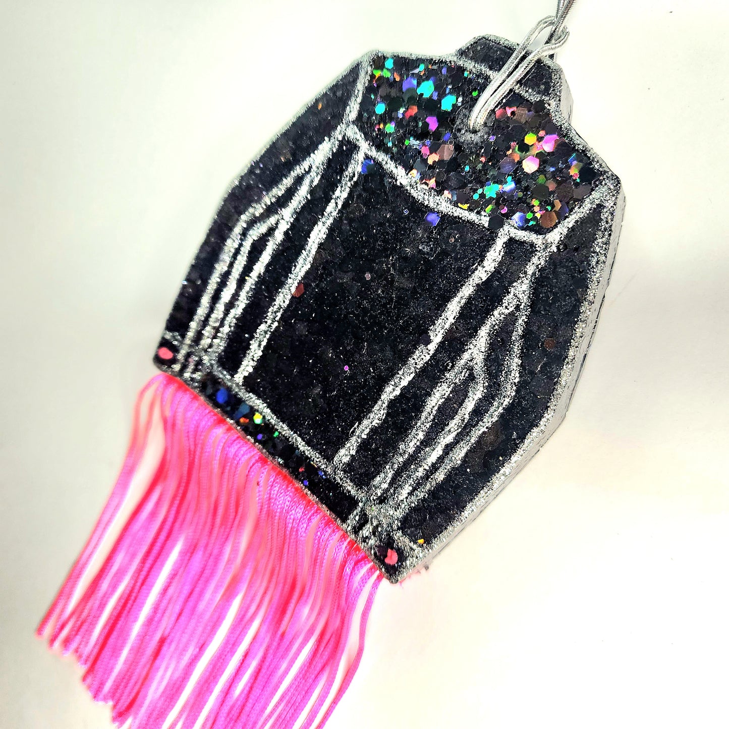 Black Jacket w/ Fringe Freshie