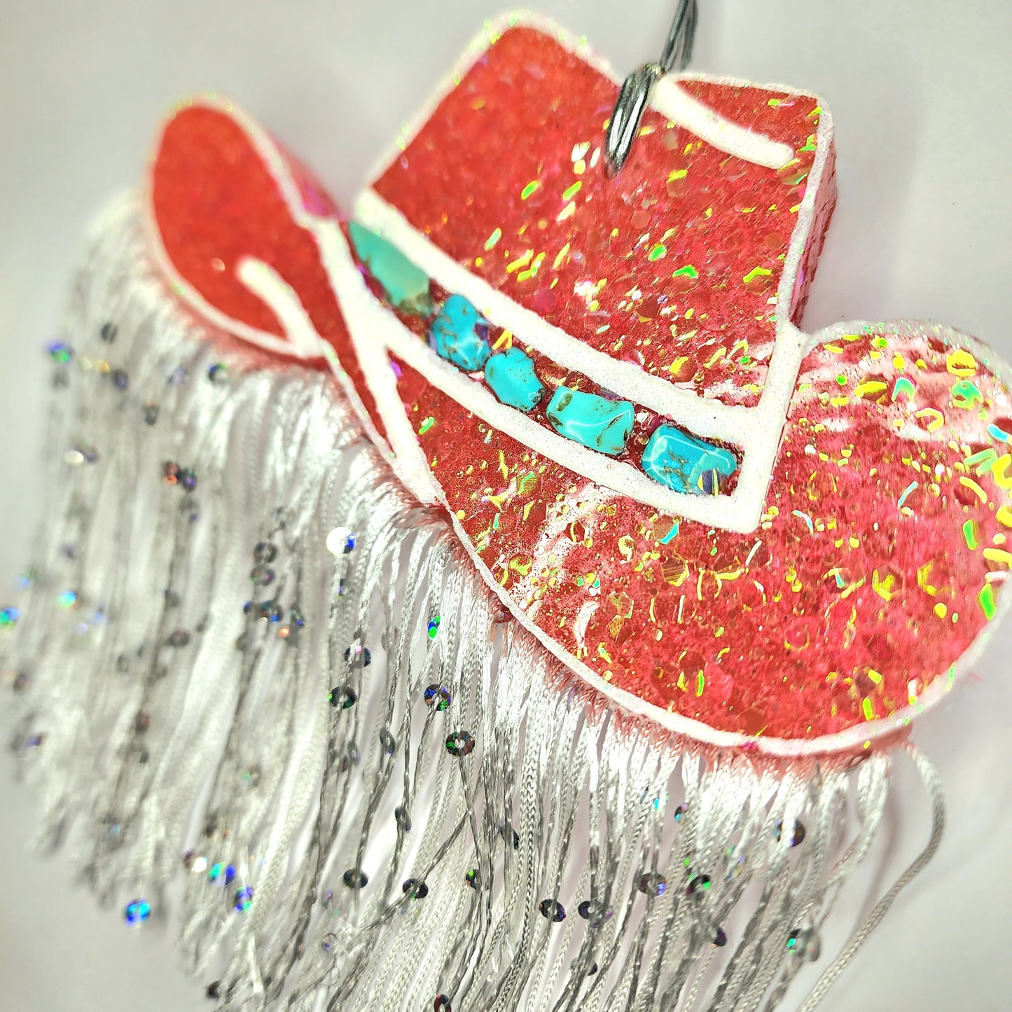 Cowgirl Hat w/ Turquoise Freshie