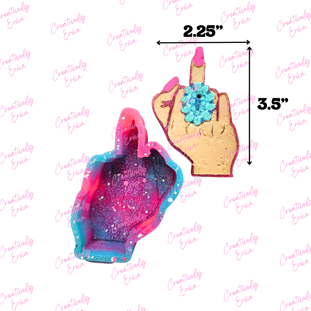 Middle Finger Silicone Freshie Mold