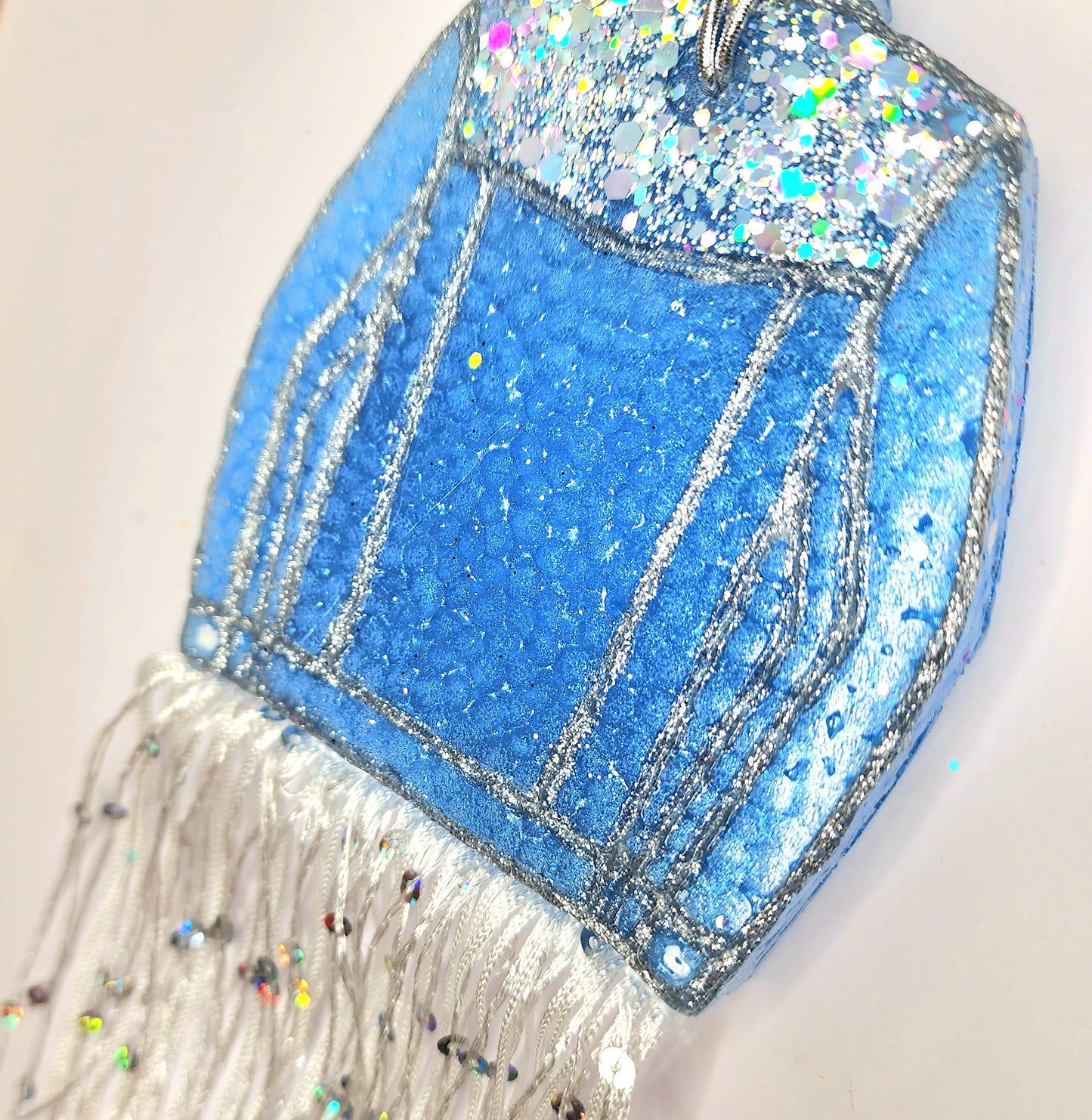 Blue Jacket w/Fringe Freshie