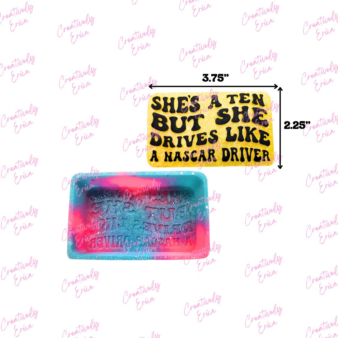 Nascar Driver Silicone Freshie Mold