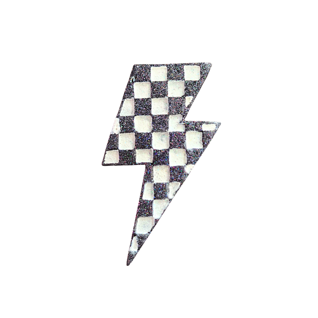 Checkered Lightning Freshie