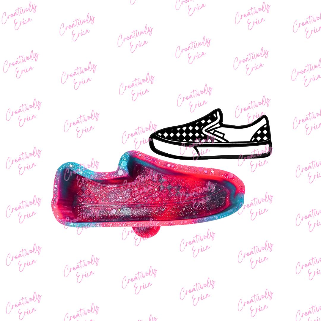 Classic Vans Sneaker Shoe Silicone Freshie Mold