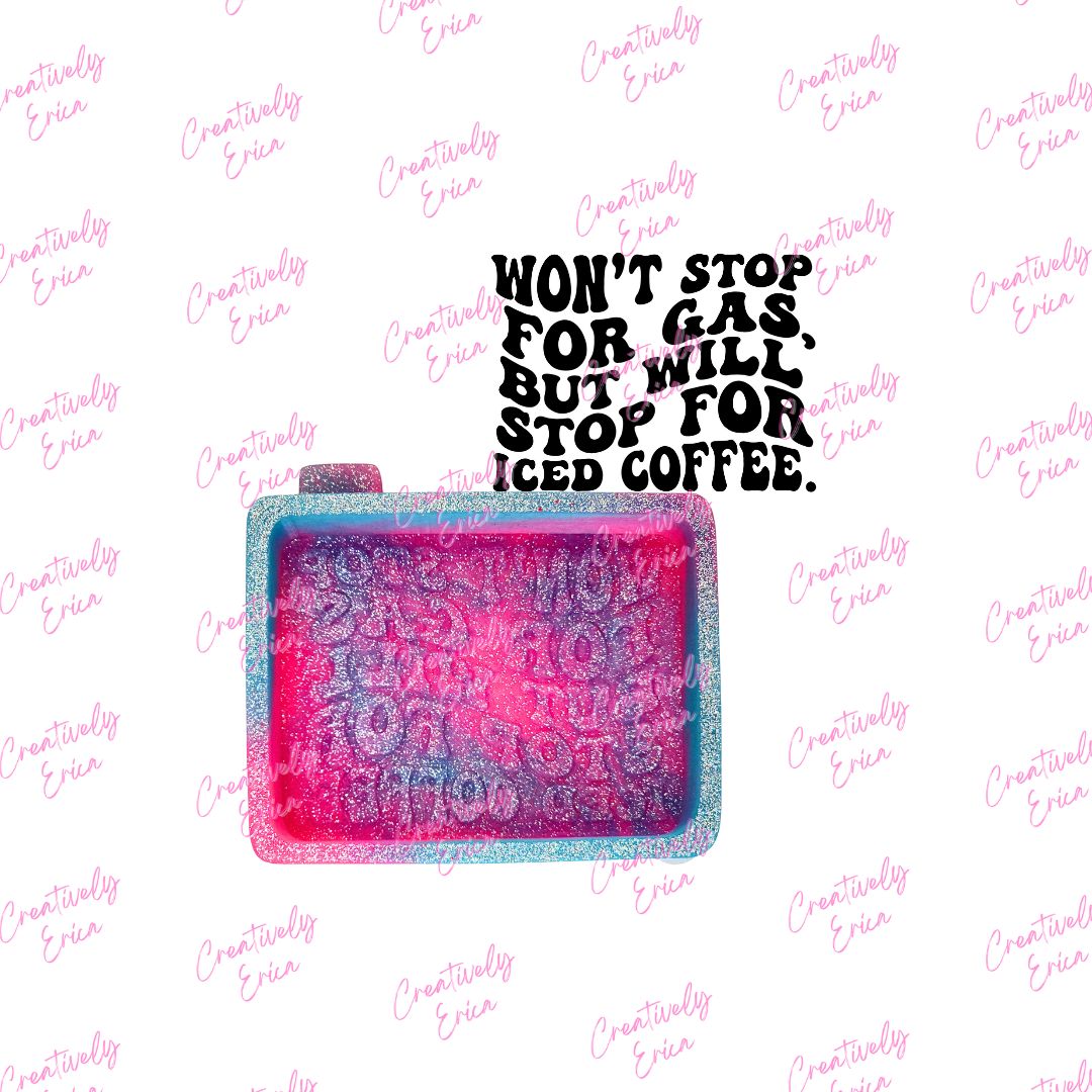 Iced Coffee Silicone Freshie Mold
