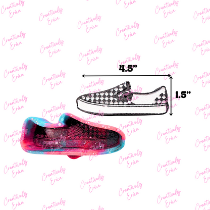 Classic Vans Sneaker Shoe Silicone Freshie Mold