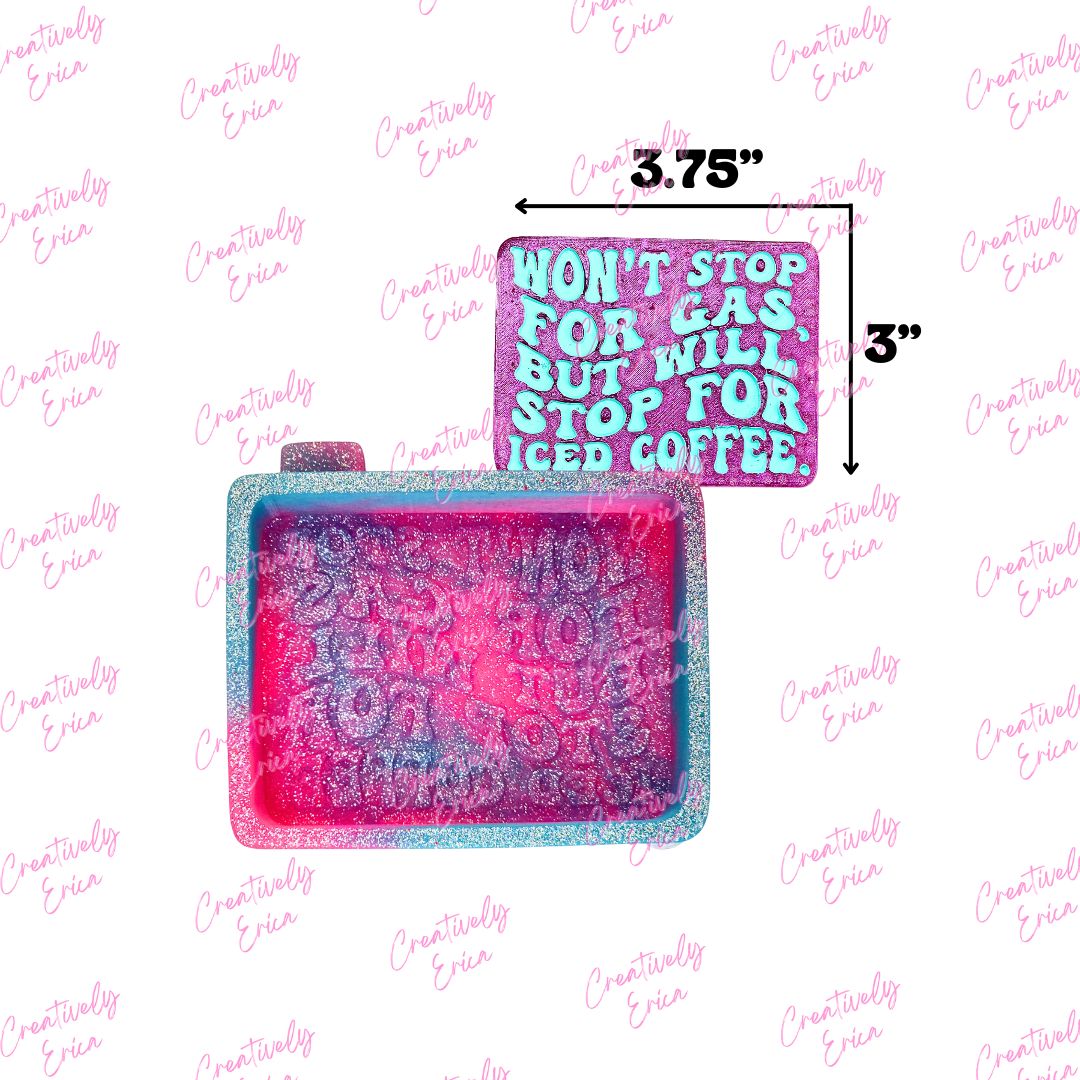 Iced Coffee Silicone Freshie Mold