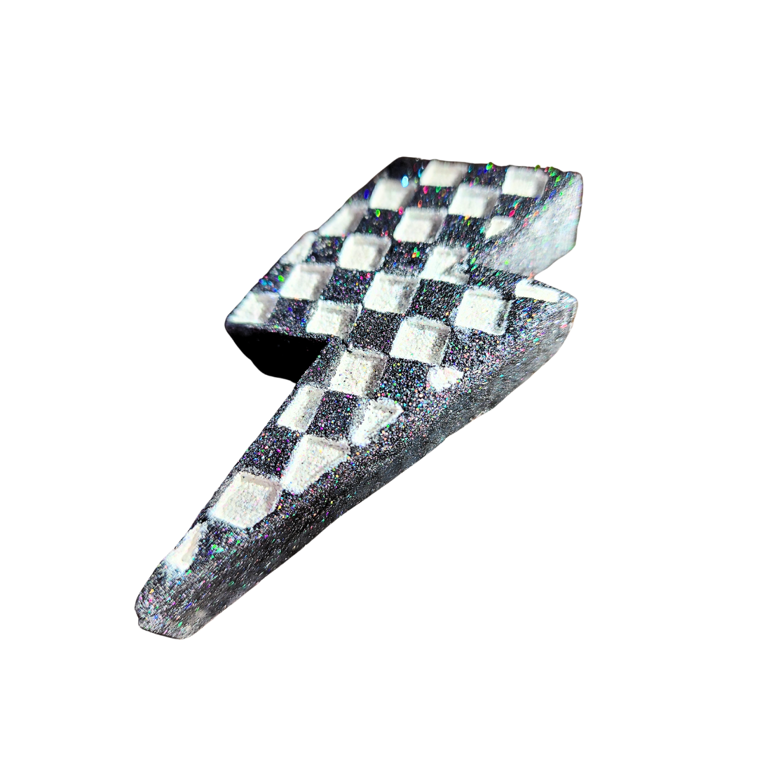 Checkered Lightning Freshie
