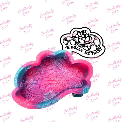 Dolly Cowgirl Hat Silicone Freshie Mold