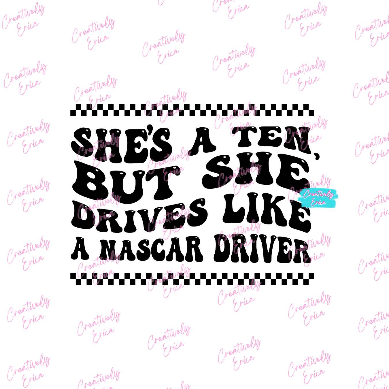 Drives Like a Nascar Driver Digital Download