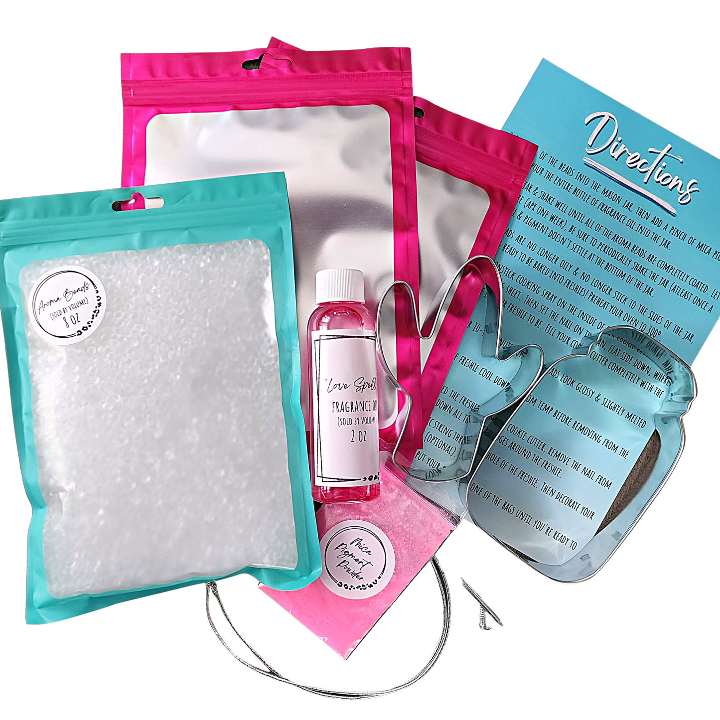Small Unscented Aroma Beads Freshie Starter Kit (Makes 12-20 freshies)