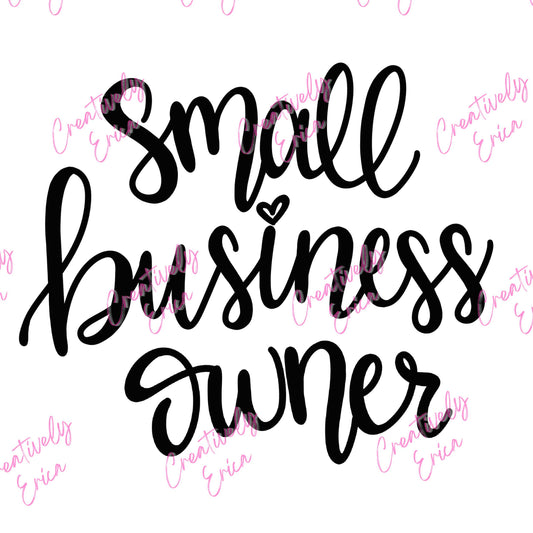 Small Business Owner Hand Writing Digital Design